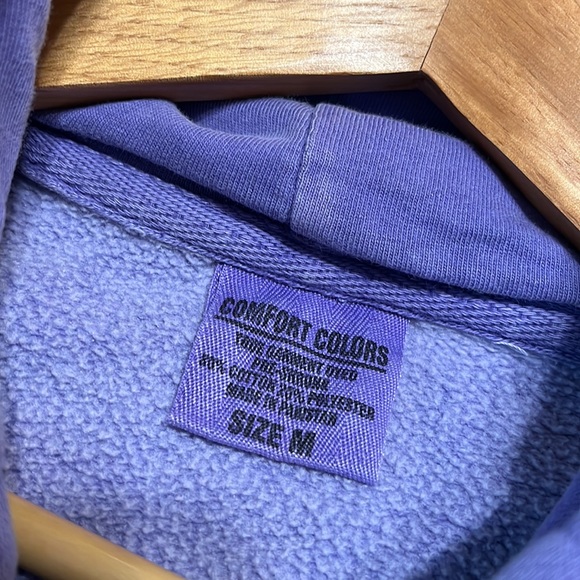 Purple Comfort Colors Hoodie - Picture 5 of 8